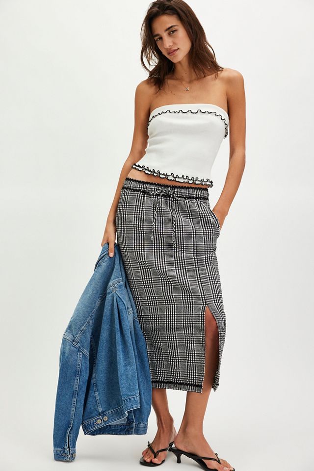 Penelope Gingham Midi Skirt #2