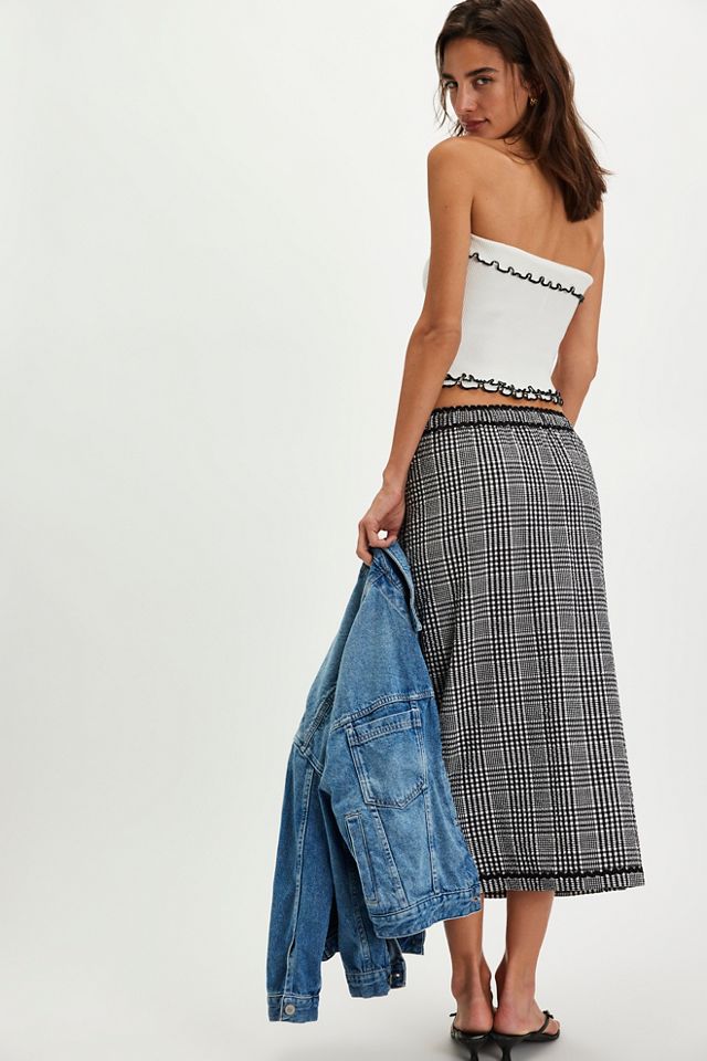 Penelope Gingham Midi Skirt #1