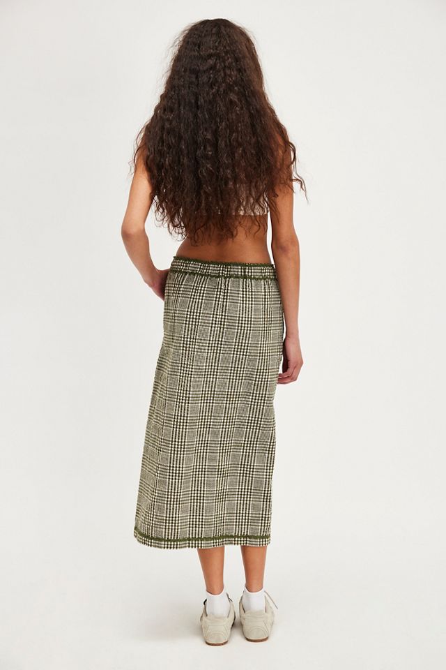 Penelope Gingham Midi Skirt #1