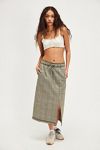 Penelope Gingham Midi Skirt