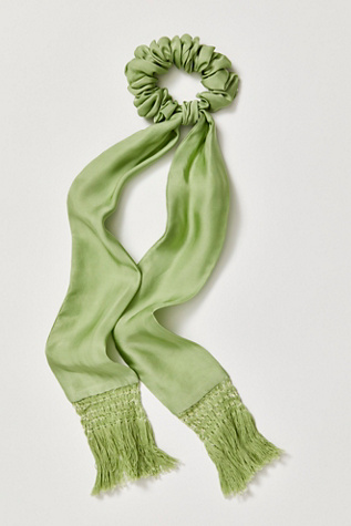 Fine Dining Pony Scarf At Free People In Sage Fringe