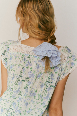 Oh So Darling Layered Scrunchie At Free People In Light Blue