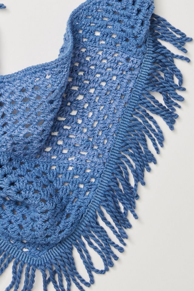 Evening Tea Macrama Hair Scarf #1