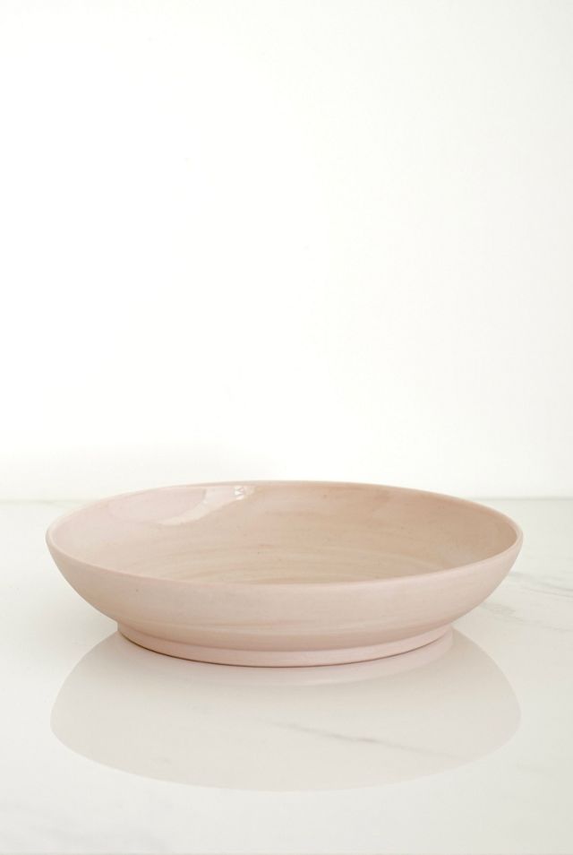 Ren Vois Blush Marble Pasta Bowls- Set of 2 #1