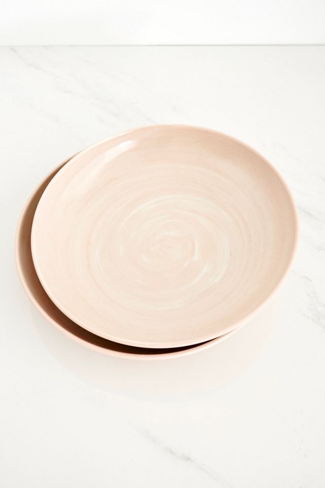 Ren Vois Blush Marble Pasta Bowls- Set of 2 #2