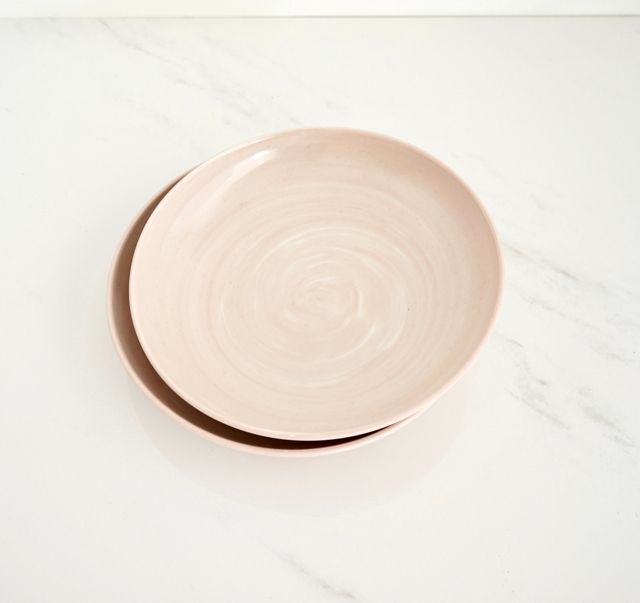 Ren Vois Blush Marble Pasta Bowls- Set of 2 #3