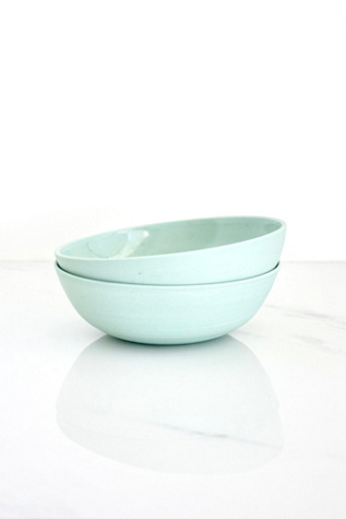 Ren Vois Bermuda Marble Cereal Bowls- Set of 2