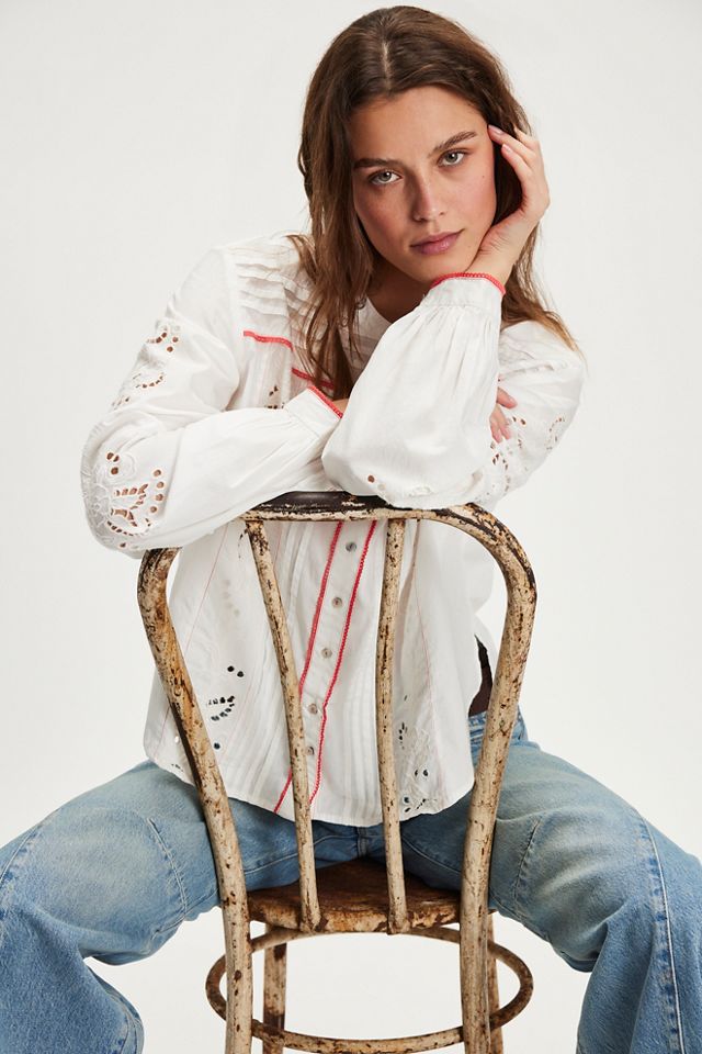 Frankie Eyelet Blouse #3