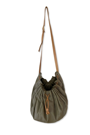 1970s Leather Accordion Bucket Bag Selected By Ritual Vintage
