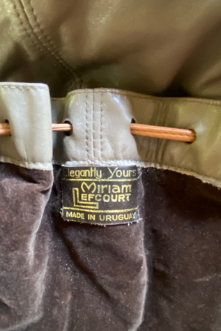 Женская сумка Ritual Vintage 1970s Leather Accordion Bucket Bag Selected, цвет: Серо-коричневый — фото 4