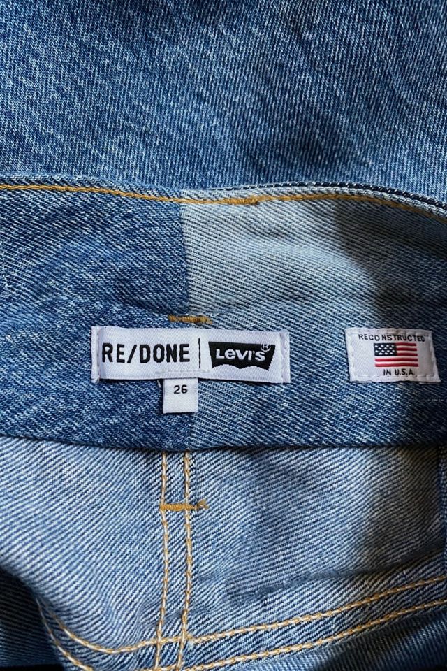 Vintage Reworked Patchwork Levis Redone Denim Skirt Selected By Ritual Vintage #2