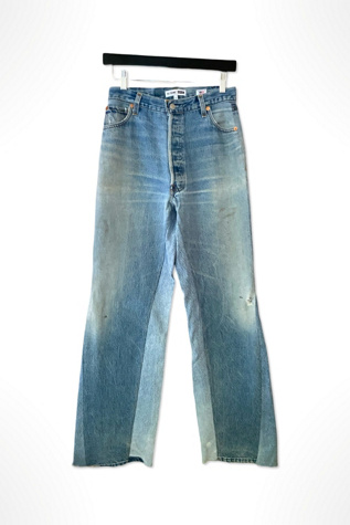 Vintage Reworked Patchwork Levis Redone Jeans Selected By Ritual Vintage Free People