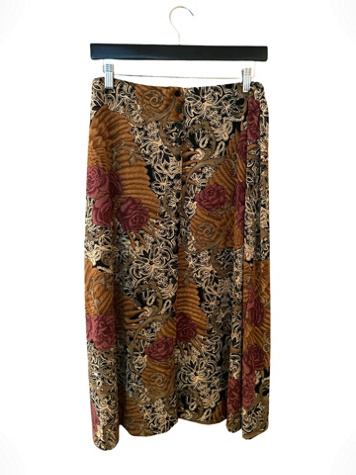 1990s Angel Wing Rococo Print Skirt Selected By Ritual Vintage