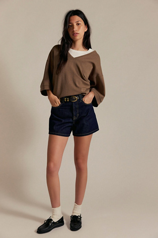 We The Free Tippi Denim Shorts at Free People in Dark Wash, Size: 30