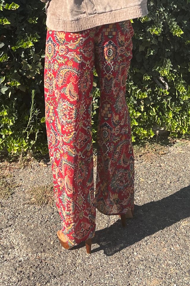 Vintage 1990s Vittadini Sport Carpet Print Pants Selected by Personal Choice #1