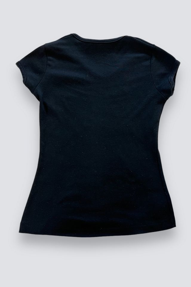 Vintage 1970s Cap Sleeve Black Oak Saloon T-Shirt Selected by Goodbye Heart #1