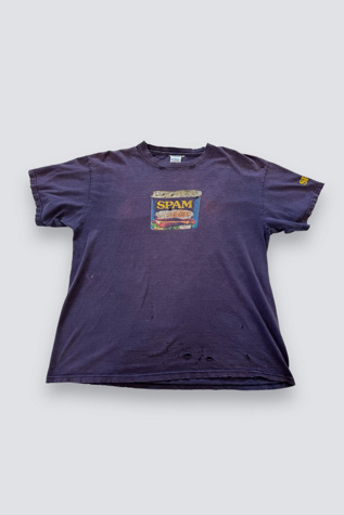 Vintage 1990s Distressed SPAM T-Shirt Selected by Goodbye Heart