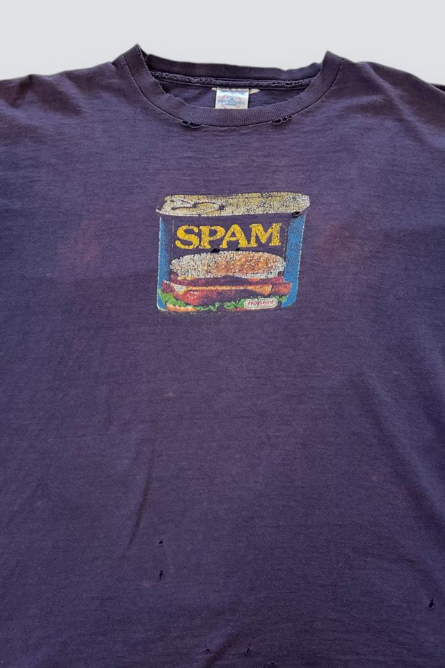 Vintage 1990s Distressed SPAM T-Shirt Selected by Goodbye Heart #1