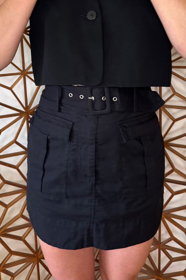 Linen Blend Cargo Skirt with Belt Selected by Picky Jane #3