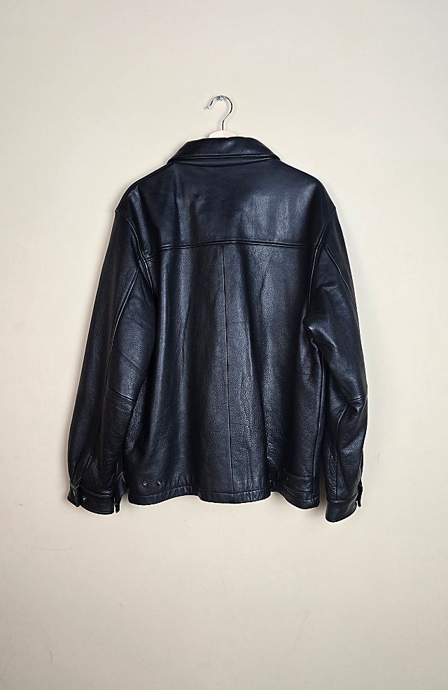 Vintage Perry Ellis Leather Jacket | Free People Vintage Perry Ellis Leather Jacket | Free People