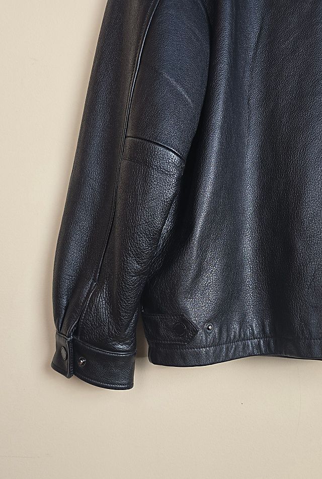 Vintage Perry Ellis Leather Jacket | Free People Vintage Perry Ellis Leather Jacket | Free People