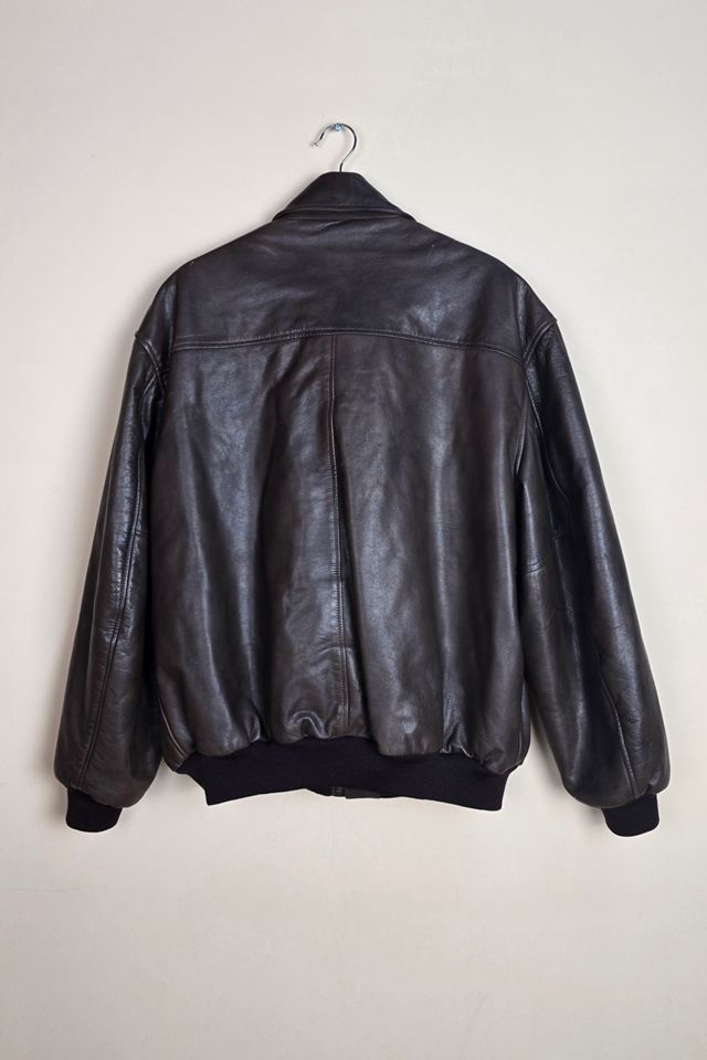 Vintage LL Bean Leather Bomber Jacket #2