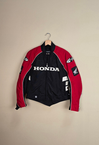 Vintage Honda Cropped Biker Jacket