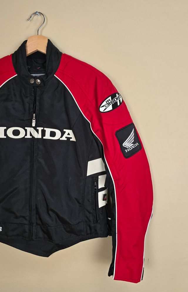Vintage Honda Cropped Biker Jacket #1