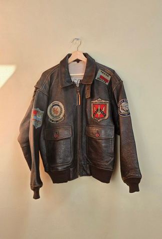 Vintage 1996 Topgun Captain Leather Jacket