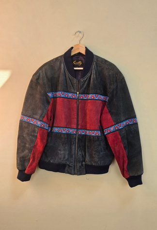 Vintage Scully Aztec Western Leather Jacket