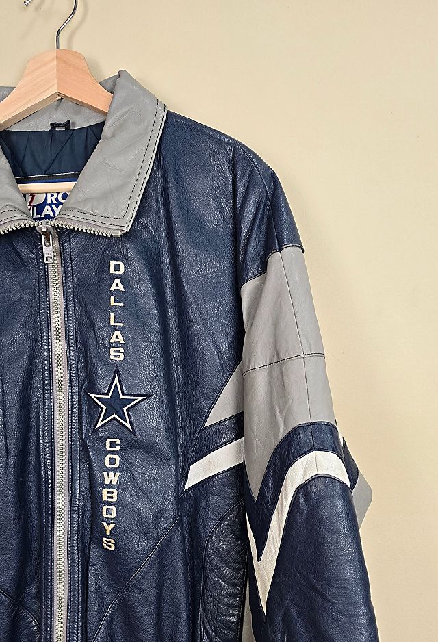 Vintage 1997 Pro Player Dallas Cowboys Leather Jacket | Free Vintage 1997 Pro Player Dallas Cowboys Leather Jacket | Free