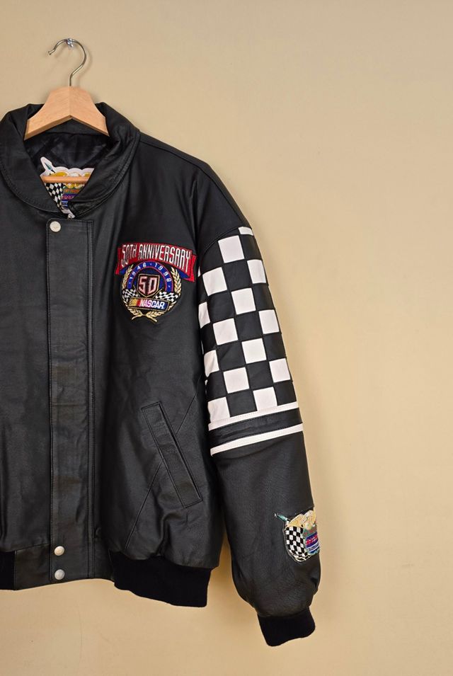 Vintage Jeff Hamilton Racing  Leather Jacket