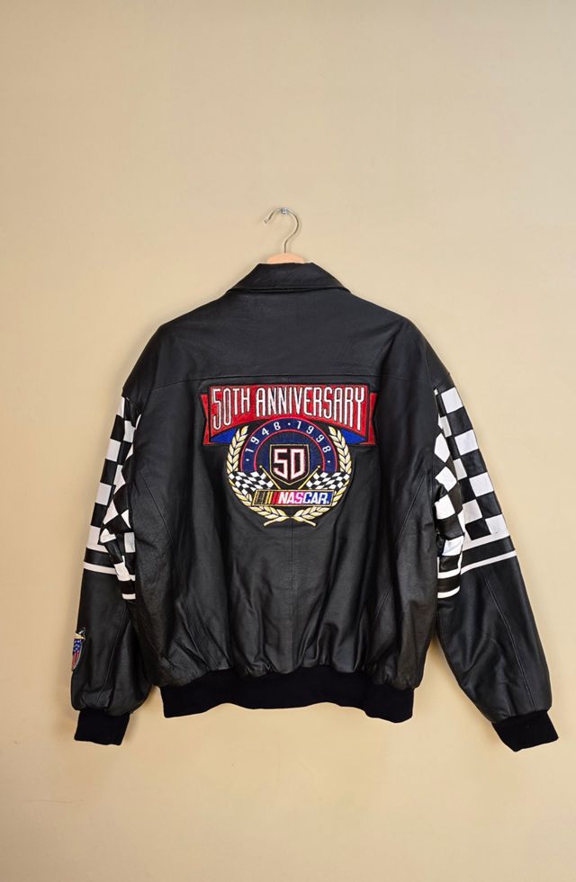 Vintage Jeff Hamilton Racing  Leather Jacket #2