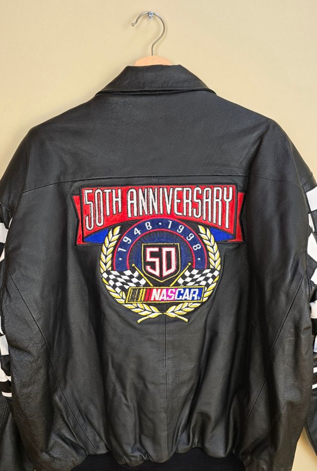 Vintage Jeff Hamilton Racing  Leather Jacket #3