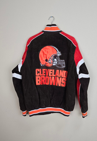 Vintage NFL Cleveland Browns Leather Jacket