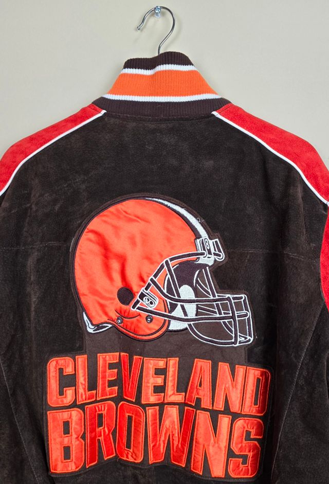 Vintage NFL Cleveland Browns Leather Jacket #3