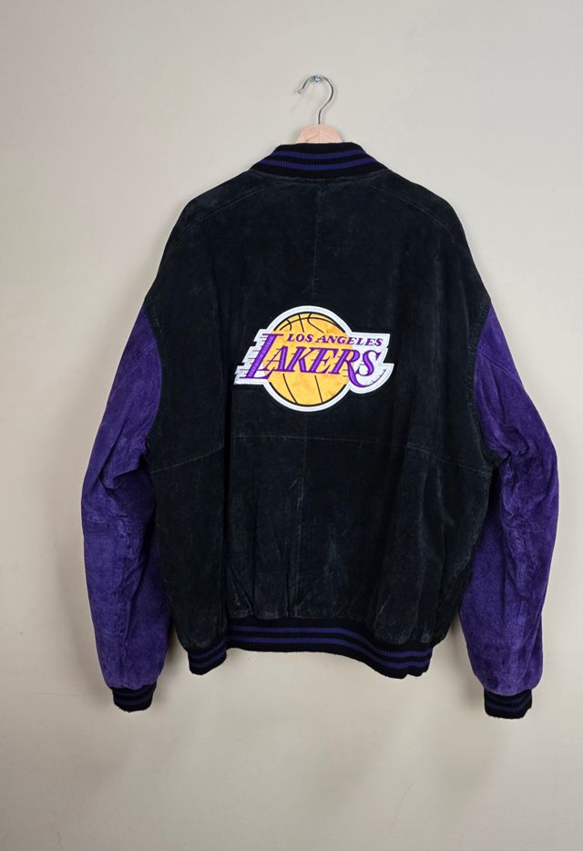 Vintage G-III X Carl Banks LA Lakers 2000 Championship Leather Jacket #2