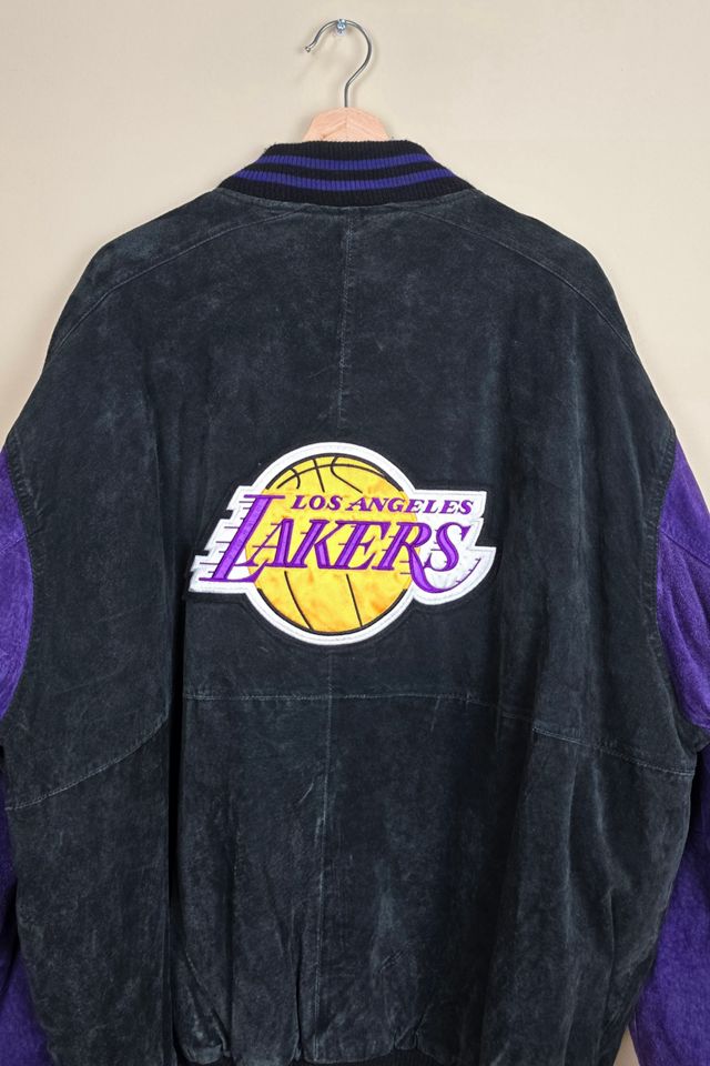 Vintage G-III X Carl Banks LA Lakers 2000 Championship Leather Jacket #3