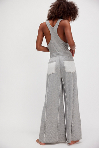 Wait A Minute Jumpsuit By Intimately At Free People In Heather Grey, Size: Large