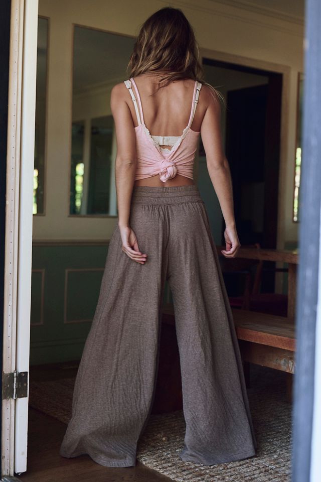 Wait A Minute Wide-Leg Lounge Pants #1