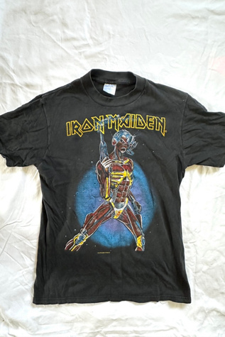 Vintage 1987 Iron Maiden Tour Tee Selected by Cherry