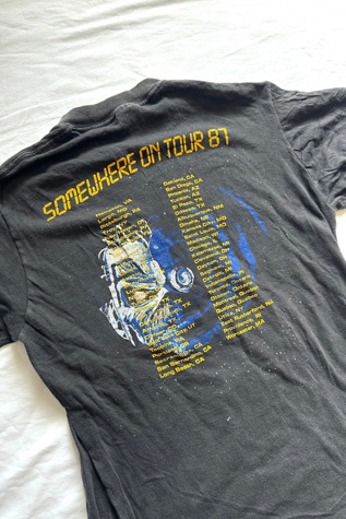 Женская футболка Cherry Vintage 1987 Iron Maiden Tour Tee Selected, цвет: Чёрный — фото 4