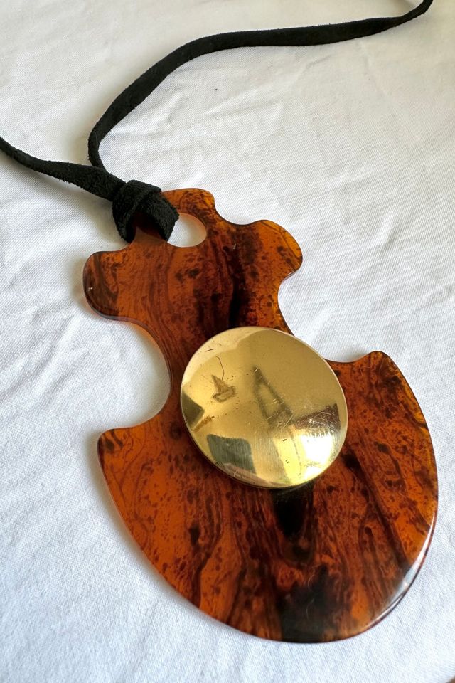 Vintage 1970s Plastic Modernist Necklace Selected by Cherry #1