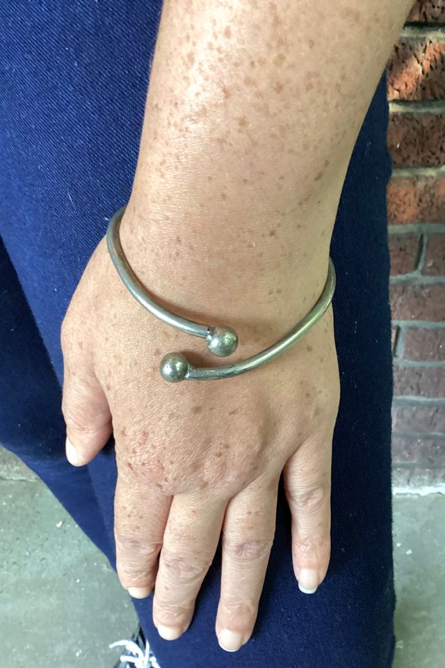 Vintage Modernist Silver Bracelet Selected by Cherry #2