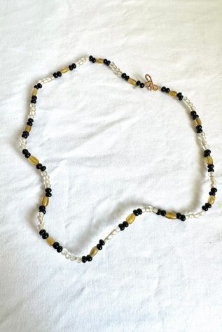 Vintage 1960s Plastic Beaded Necklace Selected by Cherry
