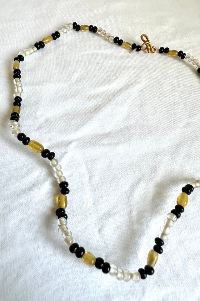 Vintage 1960s Plastic Beaded Necklace Selected by Cherry #1