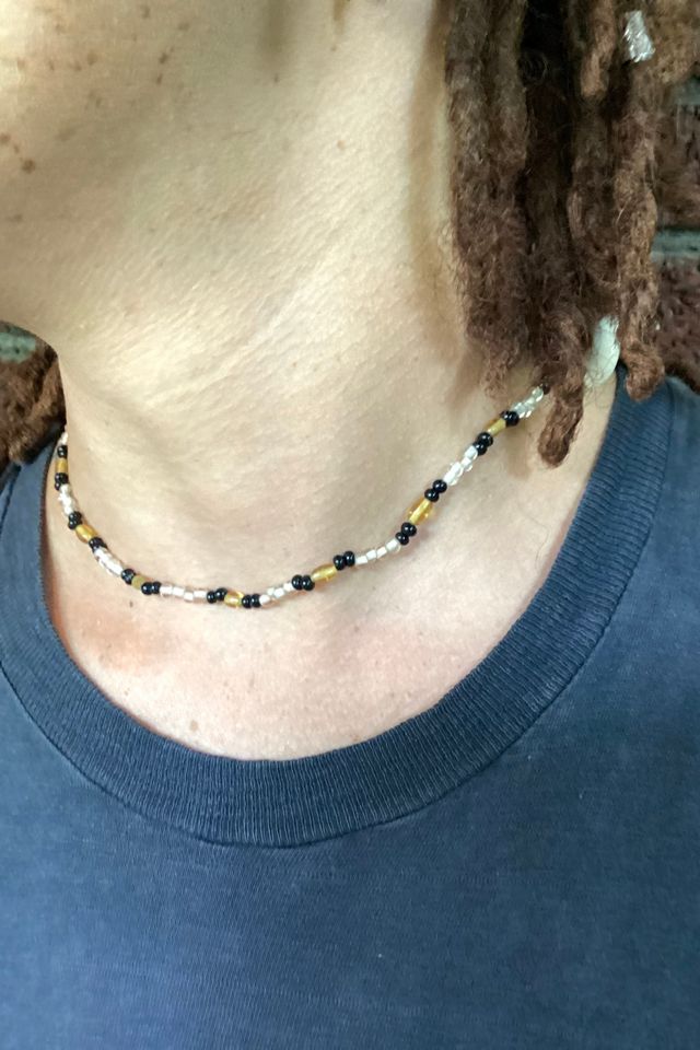 Vintage 1960s Plastic Beaded Necklace Selected by Cherry #2
