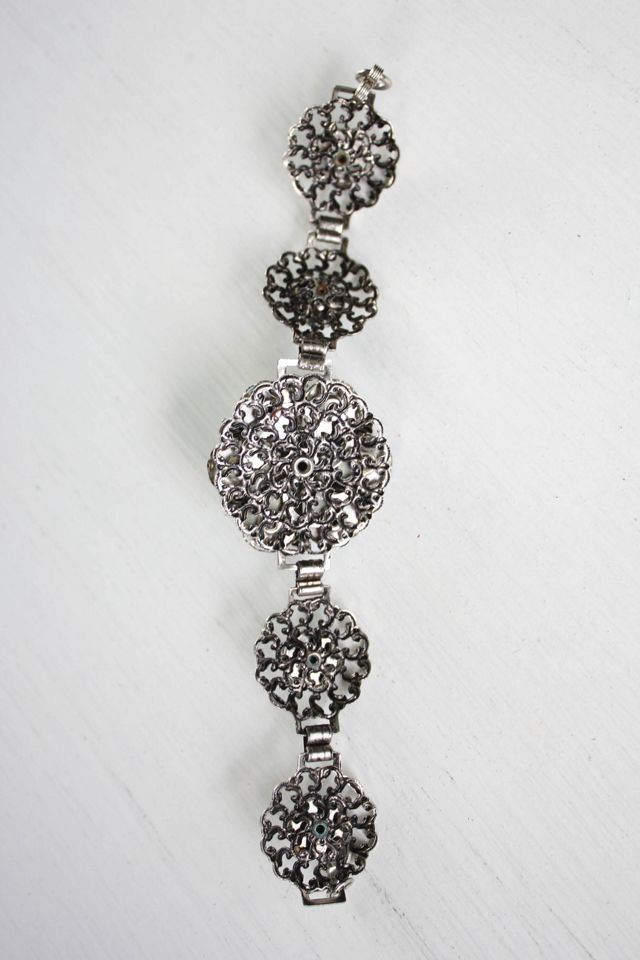 Vintage Turquoise Austro-Hungarian Silver Bracelet Selected By Moons + Junes Vintage #3