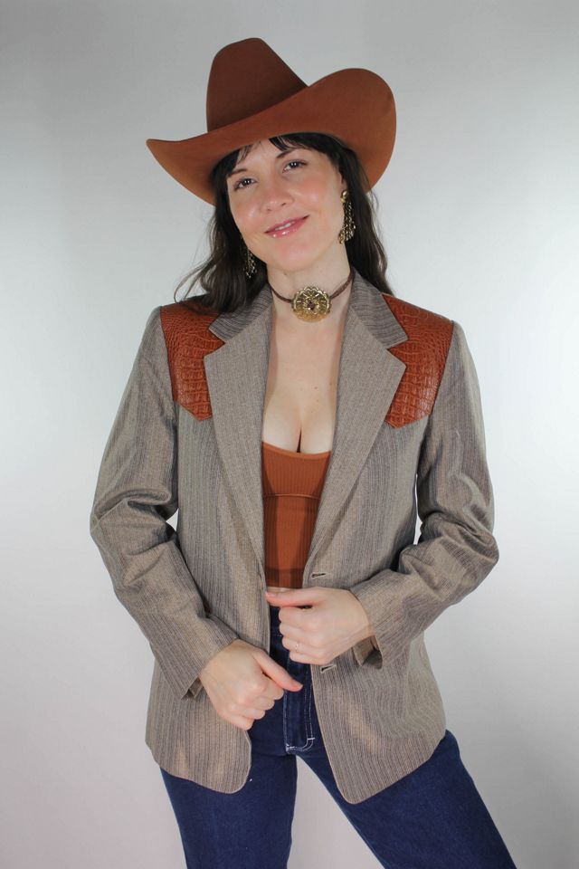 Handmade Western Medallion Bolo Choker Selected By Moons + Junes Vintage #3