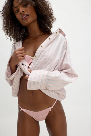 Lisette Brief Undie by Wild Lovers at Free People in Pink, Size: M